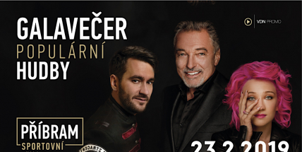 Karel Gott vystoupí v únoru v Příbrami!