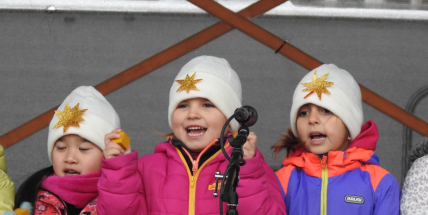 Páteční den patřil na náměstí převážně dětem