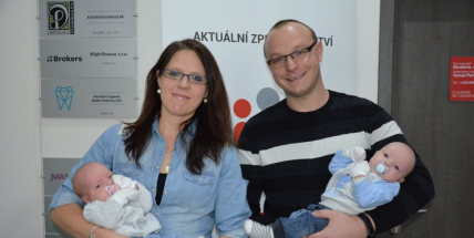 V redakci jsme přivítali nejkrásnější dvojčátka