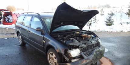 Aktuálně: Na výjezdu z Příbrami došlo ke střetu dvou aut