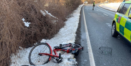 Aktuálně: U Bohutína byl sražen cyklista!