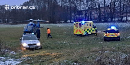 Dnes ráno srazil řidič chodkyni a ujel. Ta byla v kritickém stavu letecky transportována do nemocnice!