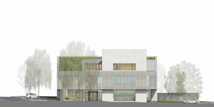 Takto by měla vypadat dobříšská knihovna se spolkovým domem