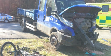 U Felbabky došlo k vážné nehodě, pro zraněného přilétl vrtulník