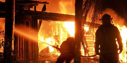 V Trhových Dušníkách na Příbramsku hořel rodinný dům,škoda 2 mil.