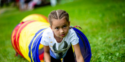 Novák Fest - děti se hýbaly, tvořily a zkoušely