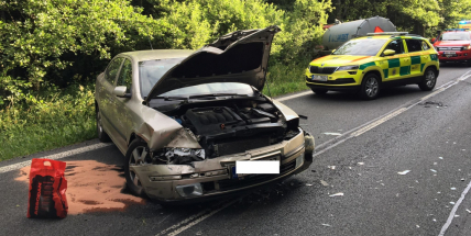 Aktuálně: Vážná dopravní nehoda uzavřela hlavní tah na Rožmitál