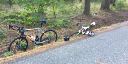 Po včelím bodnutí letěl pro cyklistu vrtulník