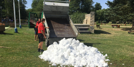 Nepečte se. Skočte do sněhu