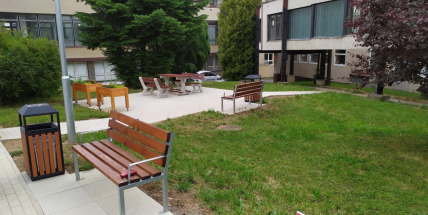 Nemocnice ve svém areálu na Zdaboři otevřela relaxační zónu