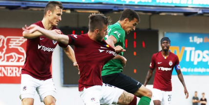 1.FK se na Letné držel statečně, nakonec ale inkasoval třikrát, Radek Voltr se "červenal"