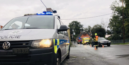 V Rožmitále srazilo auto dítě na kole, to skončilo v nemocnici