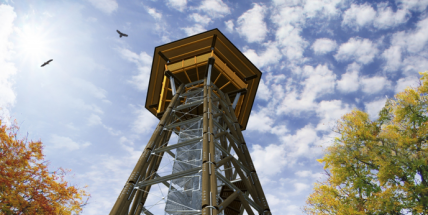 Rozhledna na Třemšíně byla oceněna v soutěži Dřevěná stavba roku 2019. Na stavbu však nejsou finance