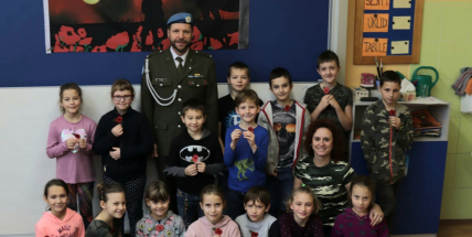 Děti vyjádřily čest válečným veteránům