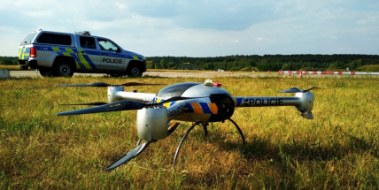 Policejní drony pomáhají v náročných podmínkách, kdy nelze použít klasickou techniku či vrtulníky
