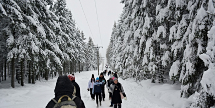 V novém roce vystoupáme tradičně na “Pražák”