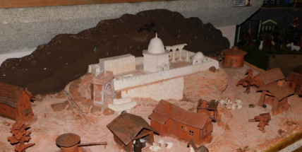 Vězni vytvořili betlém. Vystaven je na Svaté Hoře