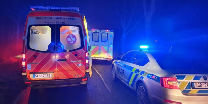 Tragédie na Příbramsku. Po nárazu do stromu jeden člověk zemřel, další dva lidé se vážně zranili