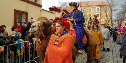 I letos do města přijedou Tři králové na živých velbloudech