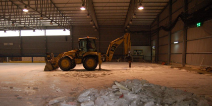 Malá hala prochází rekonstrukcí, bruslit můžete ve velké