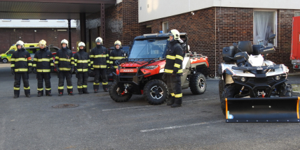 Hasiči uvedli do provozu novou čtyřkolku. Její součástí je vysokotlaké hasicí zařízení