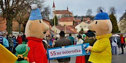 Milínský masopust byl ve znamení pohádkových postav