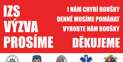 Záchranným složkám chybí roušky. Nemocnice i dobrovolní hasiči prosí veřejnost o pomoc