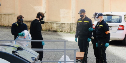 Hasiči dekontaminovali budovu městského úřadu