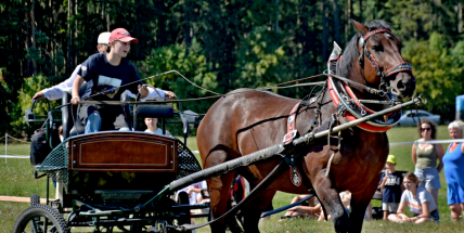 Z Lázu znělo cinkání postrojů a řehtání koní