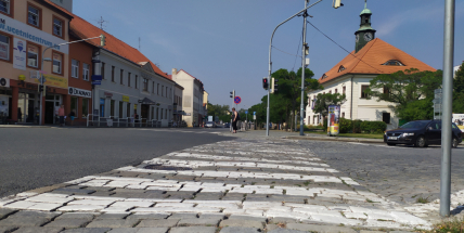 Pražská ulice v Dobříši projde rekonstrukcí, řidiči se zbaví tankodromu