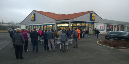 Foto dne: Příbramáci mají slevy rádi