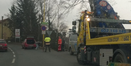 V Husově ulici se srazily dva vozy