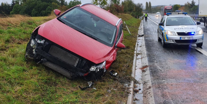Na D4 se ve středu za 16 hodin stalo 8 nehod