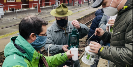 Skauti přivezli do Příbrami betlémské světlo