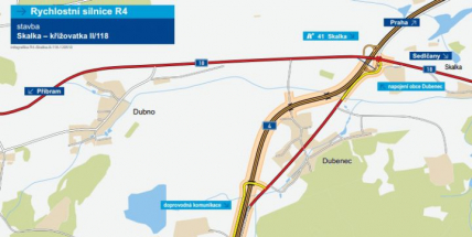 Prodloužení R4 omezí dopravu jen naprosto minimálně