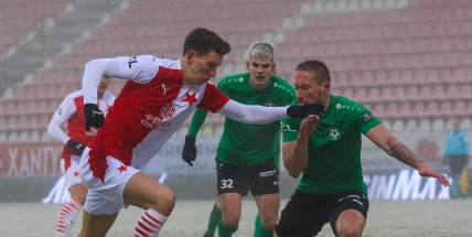 Příbram – Slavia 3:3. Hosté si dali dva vlastní góly