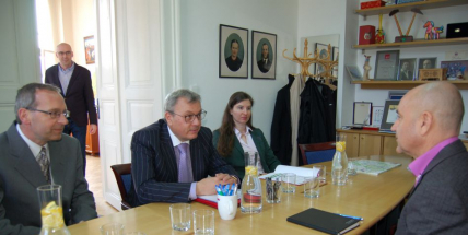 Prezident Hospodářské komory Vladimír Dlouhý navštívil Příbramsko