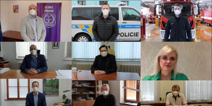 Jsme v tom s vámi, děkujeme, vzkazují osobnosti zdravotníkům příbramské nemocnice