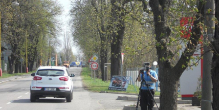 Městská policie začala měřit rychlost ve městě a okolních obcích