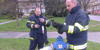 Hasiči prováděli kondiční jízdy a kontrolu nadzemních hydrantů
