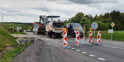 Provoz na strakonické silnici komplikují práce mezi Milínem a Chrašticemi