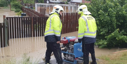 Hasiči na Příbramsku vyjížděli v souvislosti s bouřkou k šestnácti událostem