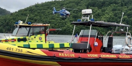 Vodní záchranná služba na Slapech má za sezonu asi 70 výjezdů