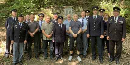 Příbramští hasiči si připomněli výročí čtyřiceti let od tragické smrti svého kolegy