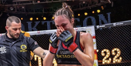 Příbramská zápasnice Lucie Pudilová  v Oktagonu poprvé prohrála