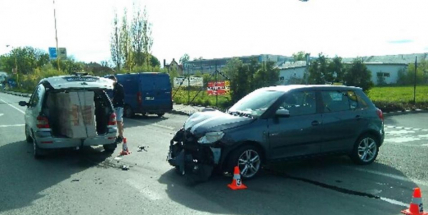 Nedala přednost u Lidlu