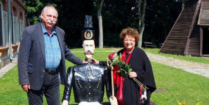 Herečka Jana Boušková navštívila Hornické muzeum Příbram