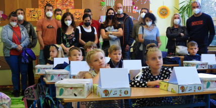 Svůj první den ve škole zažilo v Příbrami přes 400 prvňáčků