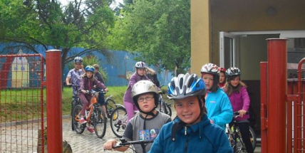 Děti se učily, jak se chovat v silničním provozu