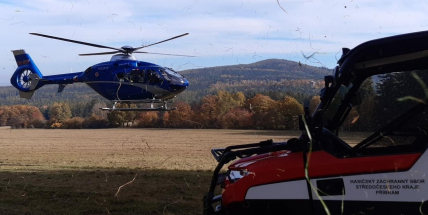Policie šetří pád dívky ze skály u obce Malá Víska